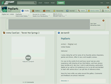 Tablet Screenshot of popdarts.deviantart.com
