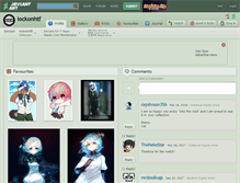 Tablet Screenshot of lockonhtf.deviantart.com