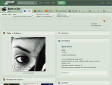 Tablet Screenshot of bent-el3in.deviantart.com