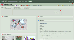 Desktop Screenshot of feathertickler.deviantart.com