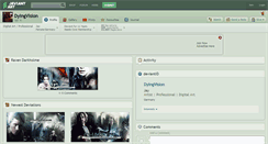 Desktop Screenshot of dyingvision.deviantart.com