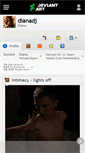 Mobile Screenshot of dianadj.deviantart.com
