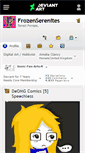 Mobile Screenshot of frozenserenites.deviantart.com
