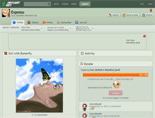Tablet Screenshot of expossu.deviantart.com