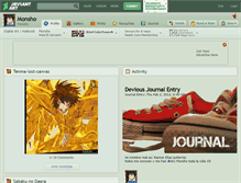 Tablet Screenshot of monsho.deviantart.com