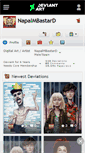 Mobile Screenshot of napalmbastard.deviantart.com