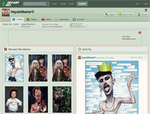Tablet Screenshot of napalmbastard.deviantart.com