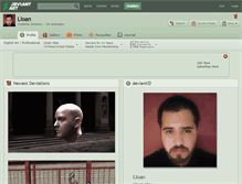 Tablet Screenshot of lloan.deviantart.com