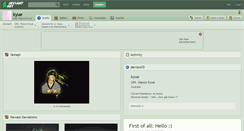 Desktop Screenshot of kyue.deviantart.com