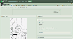 Desktop Screenshot of dark-lion.deviantart.com