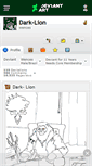 Mobile Screenshot of dark-lion.deviantart.com