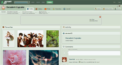 Desktop Screenshot of decadent-cupcake.deviantart.com