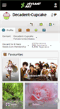 Mobile Screenshot of decadent-cupcake.deviantart.com