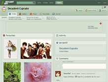 Tablet Screenshot of decadent-cupcake.deviantart.com
