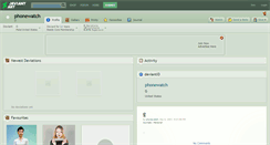 Desktop Screenshot of phonewatch.deviantart.com
