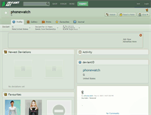 Tablet Screenshot of phonewatch.deviantart.com