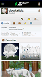 Mobile Screenshot of cloudtailplz.deviantart.com