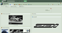 Desktop Screenshot of hattr1ck.deviantart.com