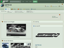 Tablet Screenshot of hattr1ck.deviantart.com