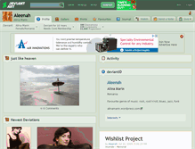 Tablet Screenshot of aleenah.deviantart.com
