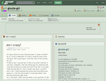 Tablet Screenshot of ghostie-girl.deviantart.com