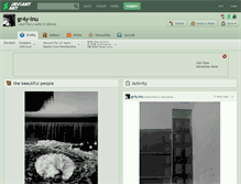 Tablet Screenshot of gr4y-inu.deviantart.com
