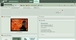 Desktop Screenshot of moomintrude.deviantart.com