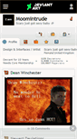 Mobile Screenshot of moomintrude.deviantart.com