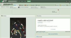 Desktop Screenshot of plaidsneaker101.deviantart.com