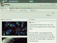 Tablet Screenshot of fanficbug.deviantart.com