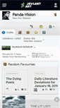 Mobile Screenshot of panda-vision.deviantart.com