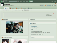 Tablet Screenshot of fotometro.deviantart.com
