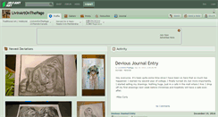Desktop Screenshot of livinartonthepage.deviantart.com