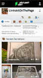 Mobile Screenshot of livinartonthepage.deviantart.com