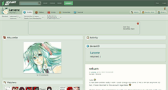 Desktop Screenshot of larxene.deviantart.com