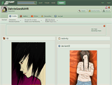 Tablet Screenshot of dahviegoesrawr.deviantart.com