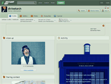 Tablet Screenshot of divinetorch.deviantart.com