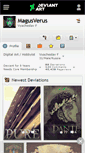Mobile Screenshot of magusverus.deviantart.com