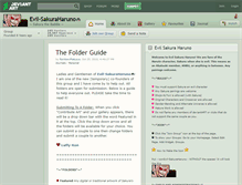 Tablet Screenshot of evil-sakuraharuno.deviantart.com
