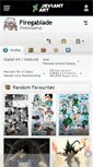 Mobile Screenshot of firegablade.deviantart.com