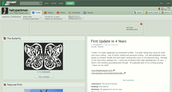 Desktop Screenshot of hairypackman.deviantart.com