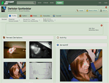 Tablet Screenshot of darkstar-spottedstar.deviantart.com