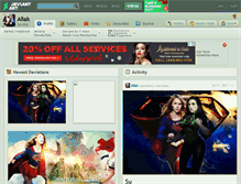 Tablet Screenshot of aliak.deviantart.com
