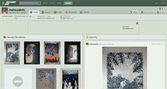 Desktop Screenshot of malleusdelic.deviantart.com