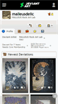 Mobile Screenshot of malleusdelic.deviantart.com