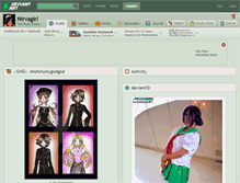 Tablet Screenshot of nirvagirl.deviantart.com