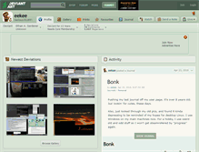 Tablet Screenshot of eekee.deviantart.com
