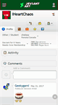 Mobile Screenshot of iheartchaos.deviantart.com