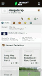 Mobile Screenshot of mangascrap.deviantart.com