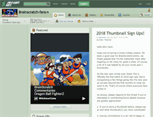 Tablet Screenshot of brainscratch-fans.deviantart.com